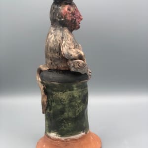 Monkey Candlestick by Ron Meyers 