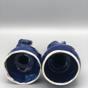 Sabbath Candle Holders (Pair) by Diane Wacks 