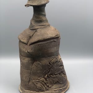 Frog Bottle - Woodfired by Ron Meyers