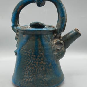 Blue Teapot by Ken Ferguson