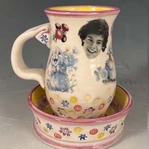 Harry (Styles) Easter Cup & Saucer Set #1 by Tom Edwards 