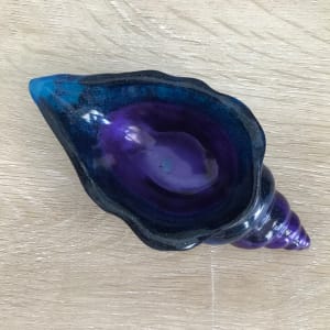 Blue and Purple Ocean Shell Small 