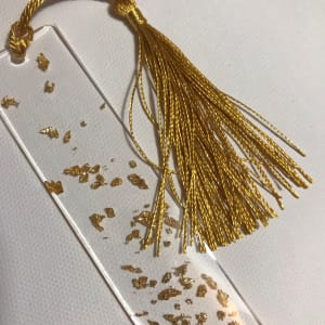 Gold Flake Bookmark by Colorvine by Kelsey 