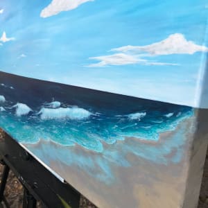 Mom's Beach Painting 