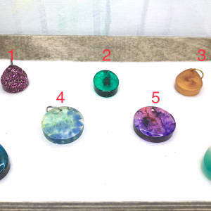 Pick a CHARM Pick a CHAIN - necklaces by Colorvine by Kelsey  Image: sea glass, tye-dye, and sparkle