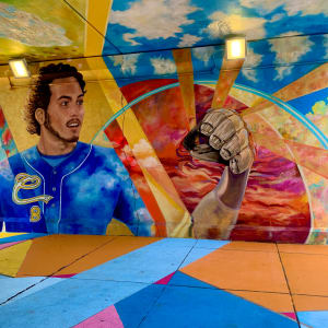 Tunnel of Blessings: Neftali Reyes Jr. Memorial Mural by Andy Bellomo