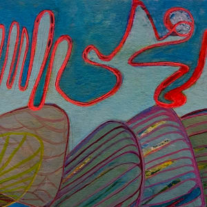 Abstract Roller Coaster Ride by Kelly Milukas