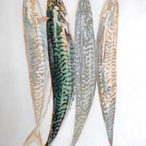 Four mackerels of which one by Antoine Renault