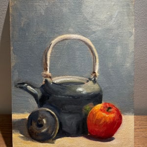 Apple and Kettle by Maddy Gyselynck Fine Art 
