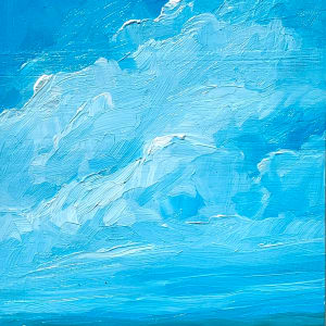 Lake Series: Clouds 1 -  7.2024 by Kirby Fredendall