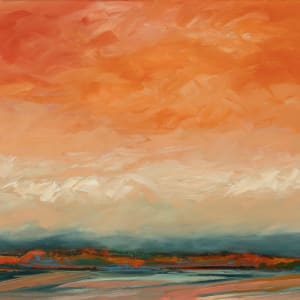 Orange Sunset by Kirby Fredendall