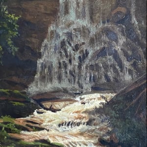A Lake Waterfall by John D. Barrow 