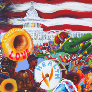 2016 Washington Mardi Gras Poster by Frenchy 