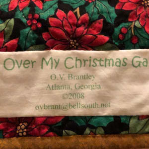 Stars Over My Christmas Garden by O.V. Brantley 