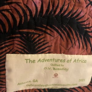 The Adventures of Africa by O.V. Brantley  Image: The Adventures of Africa label