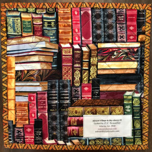 African Village  In My Library by O.V. Brantley 