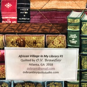 African Village  In My Library by O.V. Brantley 