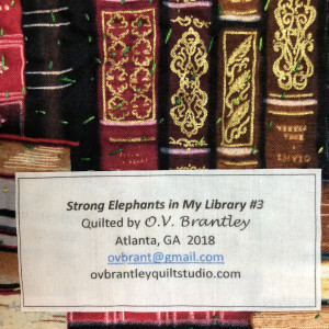 Strong Elephants In My Library #3 by O.V. Brantley 