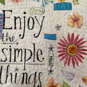 Live Loving the Simple Things by O.V. Brantley 