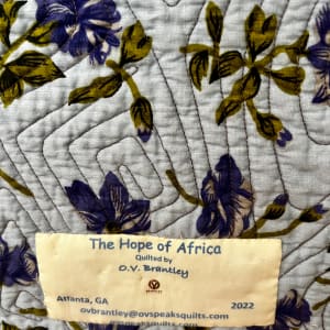 The Hope of Africa  Image: The Hope of Africa Label