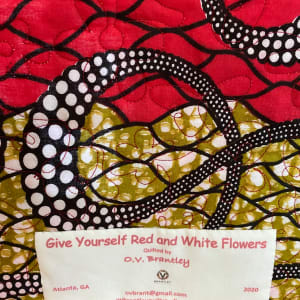 Give Yourself Red and White Flowers by O.V. Brantley  Image: Give Yourself Red and White Flowers label