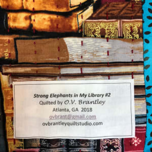 Strong Elephants In My Library #2 by O.V. Brantley 