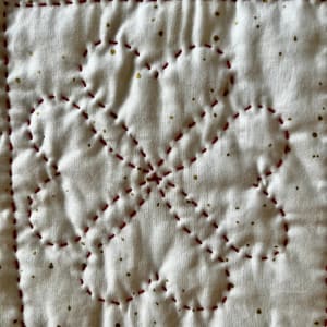 My Christmas Wish by O.V. Brantley  Image: My Christmas Wish hand quilting detail