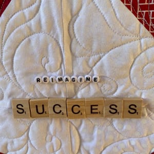 Reimagine Success by O.V. Brantley  Image: Reimagine Success Word embellishment closeup