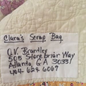 Clara’s Scrap Bag by O.V. Brantley 