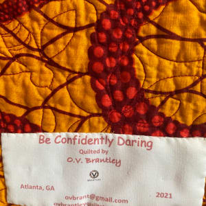 Be Confidently Daring by O.V. Brantley  Image: Label of Be Confidently Daring