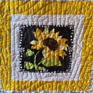 Sing a Happy Song by O.V. Brantley  Image: Sing a Happy Song Sunflower block