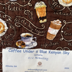 Coffee Under a Blue Kenyan Sky by O.V. Brantley 