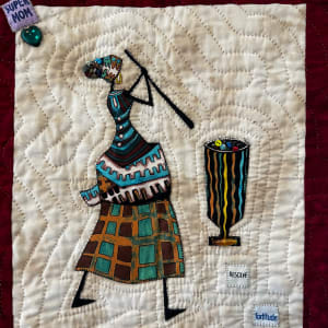 A Different Drummer #21 by O.V. Brantley  Image: A Different Drummer #21 Quilting cliseup