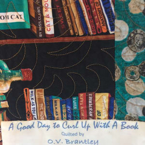 A Good Day to Curl Up With a Book by O.V. Brantley  Image: A Good Day to Curl Up With a Book label 