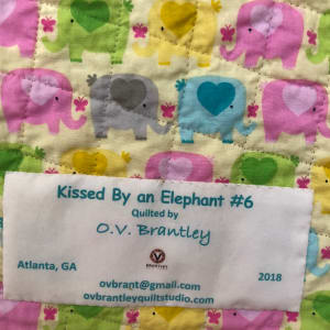 Kissed By an Elephant #6 by O.V. Brantley  Image: Kissed By an Elephant #6 Label