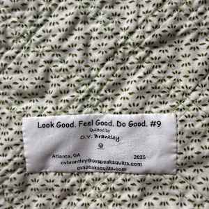 Look Good. Feel Good. Do Good #9 by O.V. Brantley  Image: Look Good. Feel Good. Do Good #9 label