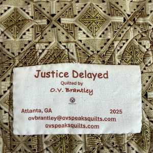 Justice Delayed by O.V. Brantley  Image: Justice Delayed label