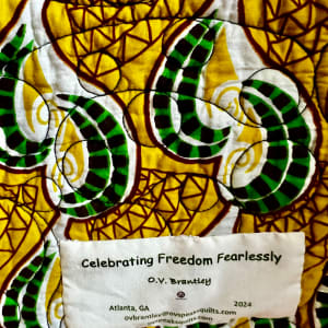 Celebrating Freedom Fearlessly by O.V. Brantley  Image: Celebrating Freedom Fearlessly Label