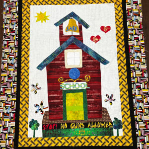 March for Safe Schools by O.V. Brantley  Image: Top with grass