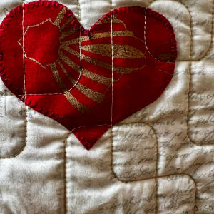 March for Safe Schools by O.V. Brantley  Image: March for Safe Schools Heart detail