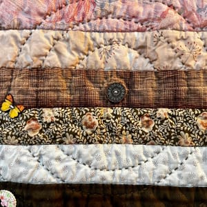 Peaceful Porch Patchwork #2 by O.V. Brantley  Image: Peaceful Porch Patchwork #2 Circle detail