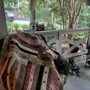 Peaceful Porch Patchwork #2 by O.V. Brantley  Image: Peaceful Porch Patchwork #2 Porch 2