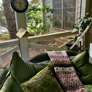 Peaceful Porch Patchwork #2 by O.V. Brantley  Image: Peaceful Porch Patchwork #2 On the porch