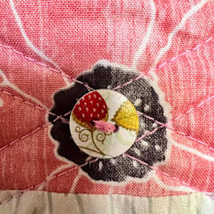 Choose Happy #3 by O.V. Brantley  Image: Choose Happy #3 Button detail