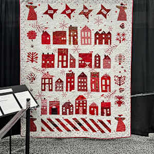 Winter Wonderland Wanderlust by O.V. Brantley  Image: Winter Wonderland Wanderlust At International Quilt Festival