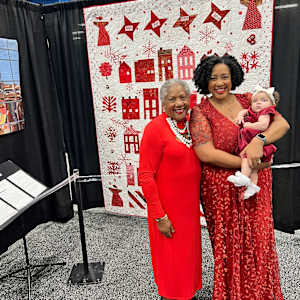 Winter Wonderland Wanderlust by O.V. Brantley  Image: US! At International Quilt Festival 2