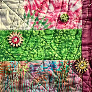 Choose Happy #5 by O.V. Brantley  Image: Choose Happy #5 button detail