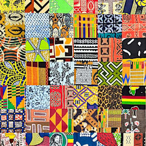The Creativity of Africa by O.V. Brantley  Image: The Creativity of Africa In progress