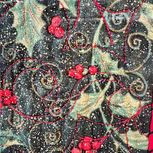 A Very Berry Christmas by O.V. Brantley  Image: A Very Berry Christmas border
