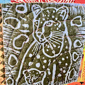 The Creativity of Africa by O.V. Brantley  Image: The Creativity of Africa detail 4